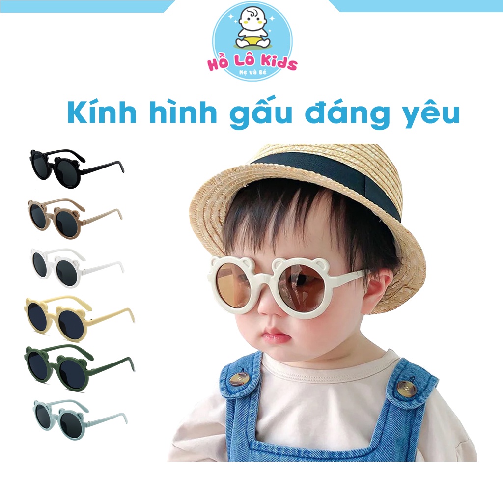 Kính trẻ em, mắt kính cho bé nhiều màu thời trang từ 1 đến 6 tuổi Hồ Lô Kids