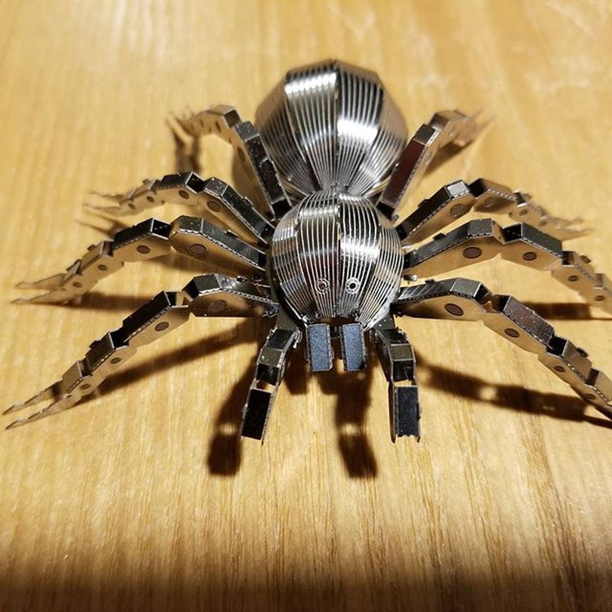 Mô hình 3D kim loại lắp ráp nhện Tarantula [Chưa lắp]