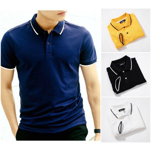 Nhận in đồng phục - áo polo nam nữ cổ bẻ tạo viền body trẻ trung chất mát