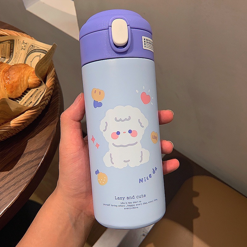 Bình Giữ Nhiệt 350ML Có ống Hút