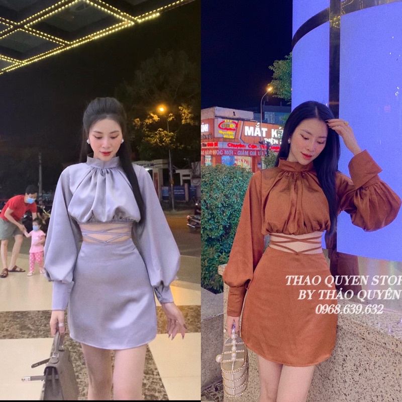 set lụa cột dây