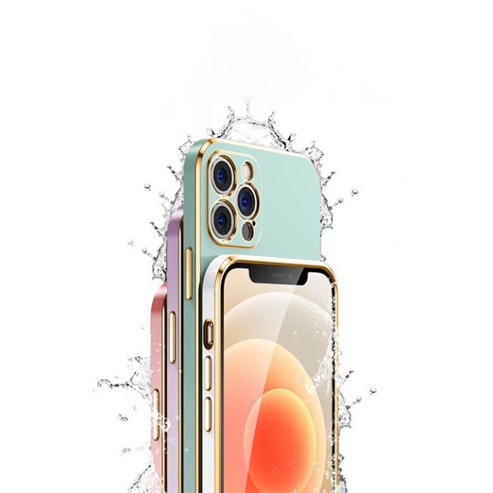 Ốp lưng Cạnh vuông_ Samsung S21 Ultra/ S22/S22+/S22 Ultra/ Note 10/ 20/20 Ultra _Mạ màu viền_Vát Cạnh_Có Logo TimShop