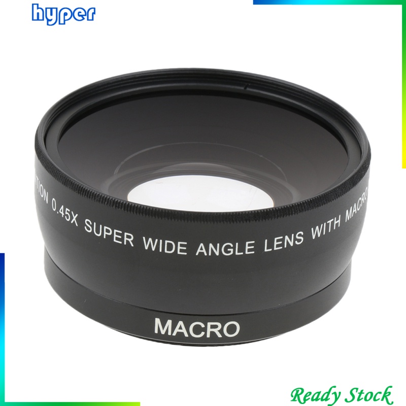 55mm 0.45x Wide Angle Lens with Macro for Canon   Sony Digital Cameras