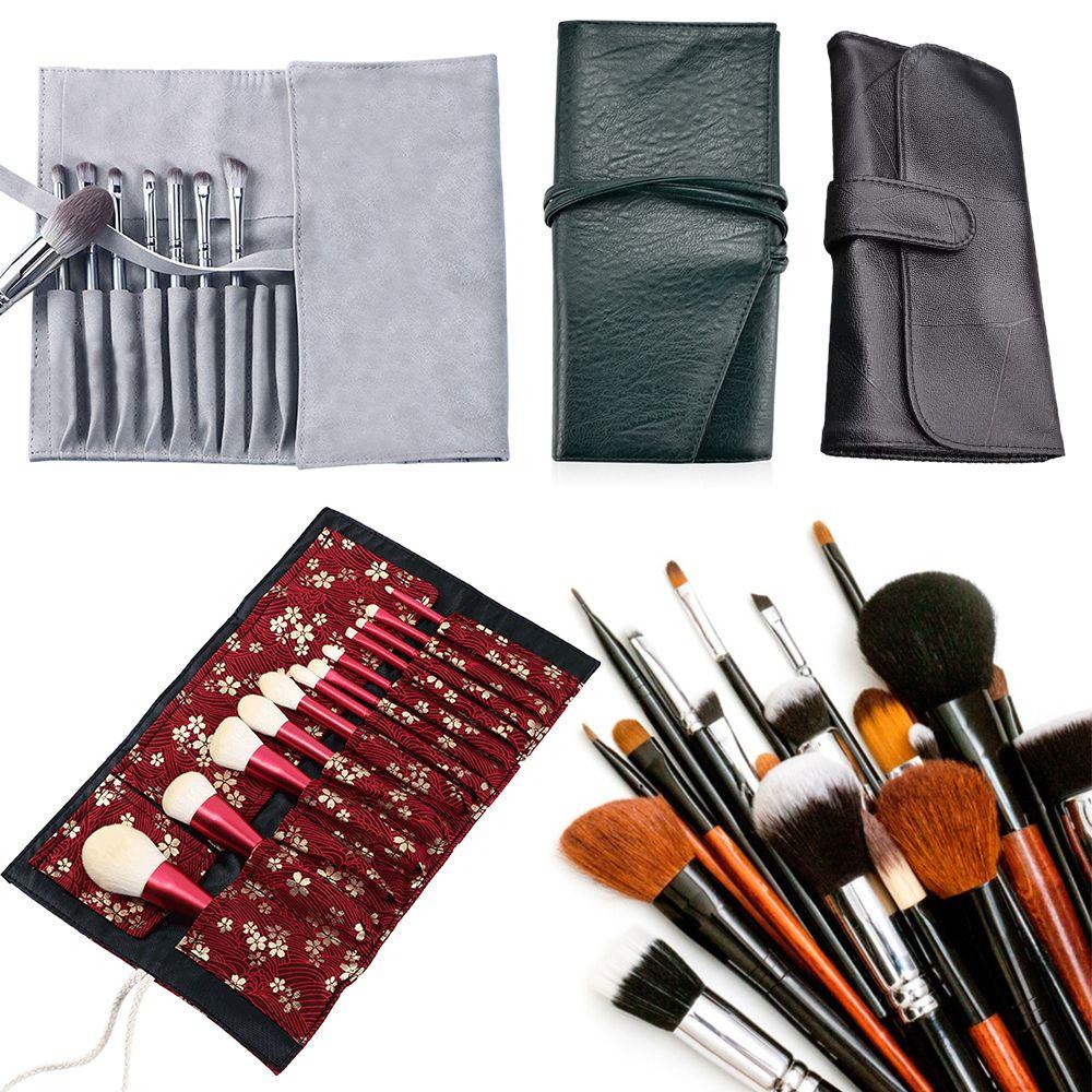 MOILYVN Túi Đựng Cọ Trang Điểm Cỡ Lớn Có Khóa Kéo Tiện Dụng