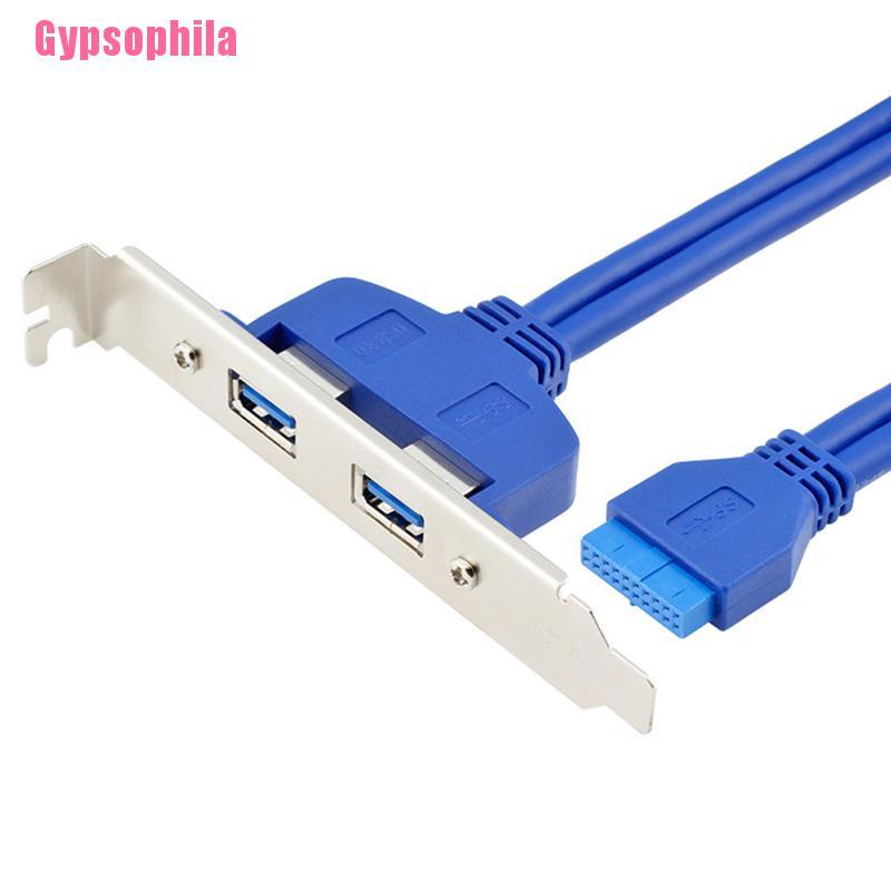 Dây Cáp Nối Chuyển Đổi 2 Cổng Usb 3.0 Sang Bo Mạch Chủ 20pin Chuyên Dụng