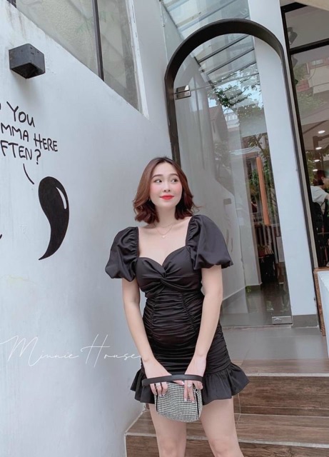 Đầm body nhun cut out bigsize 55kg-90kg | BigBuy360 - bigbuy360.vn