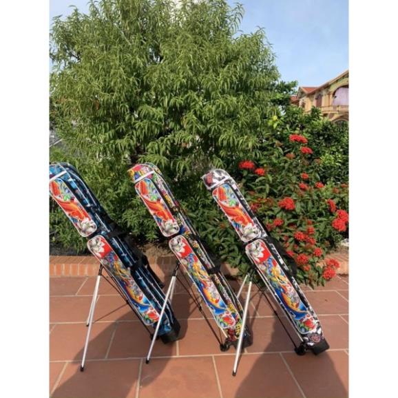 bao đựng cần cá chép 2 ngăn chính, 2 ngăn phụ