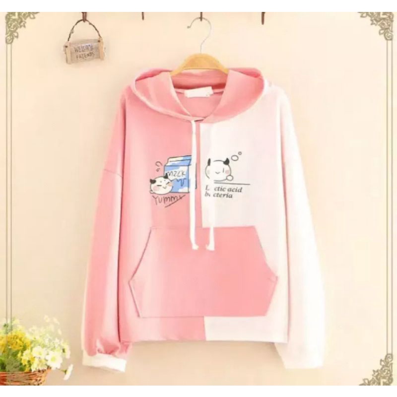 ⚡(FLASHSALE)⚡Áo khoác nam nữ áo hoodie nỉ 2 màu mèo cute bao đẹp | BigBuy360 - bigbuy360.vn