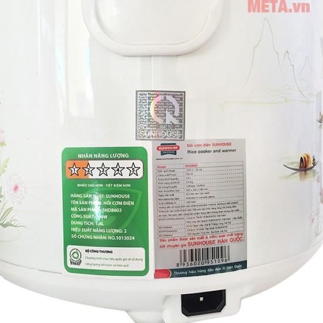 [Chính Hãng] Nồi Cơm Điện Sunhouse SHD8602 | BigBuy360 - bigbuy360.vn