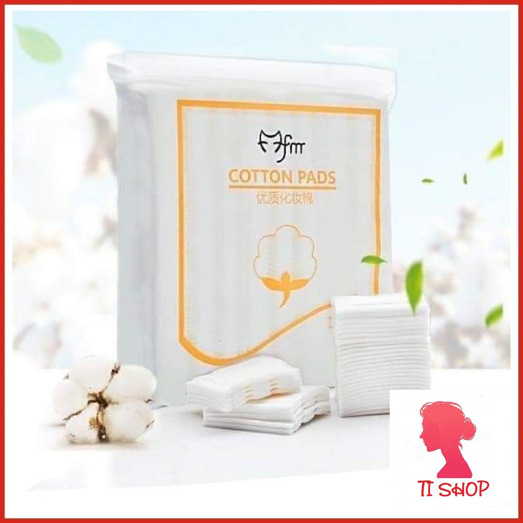 Bông tẩy trang FREESHIP Bông tẩy trang 3 lớp Cotton Pads [Túi 222 miếng]