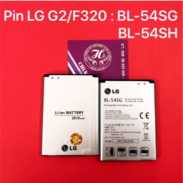 Pin LG G2 (BL-54SG zin - mới 100%.