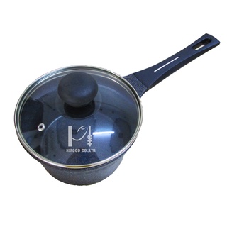 Nồi vân đá 16cm chống dính cookqueen nhập khẩu hàn quốc qp-16 có cán