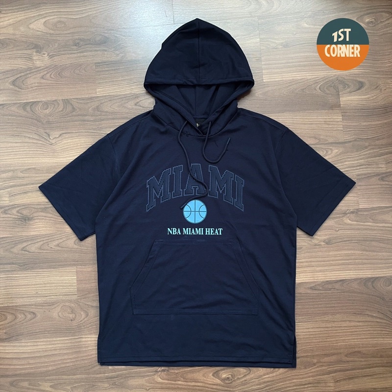 Áo Hoodie NBA - MIA HEAT tay lỡ