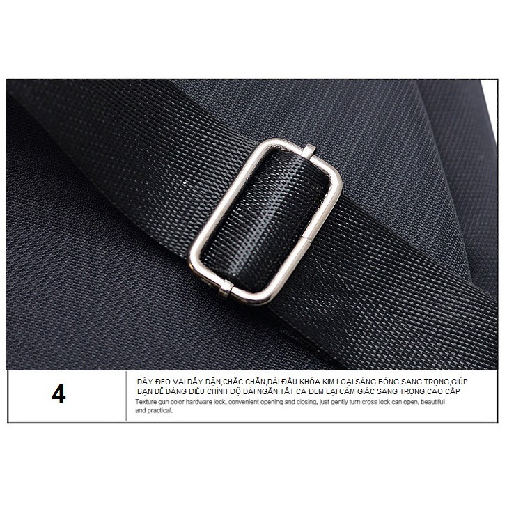 Túi đeo chéo vải Oxford cao cấp TV06 Đựng vừa giấy A4 - Chống Sock - Chống Nước - Đựng vừa ipad 10 inch - thatchatstore | BigBuy360 - bigbuy360.vn