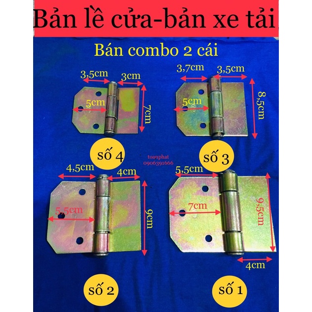 Bản lề lá| bản lề xe tải| bản lề cổng số 1-2-3-4