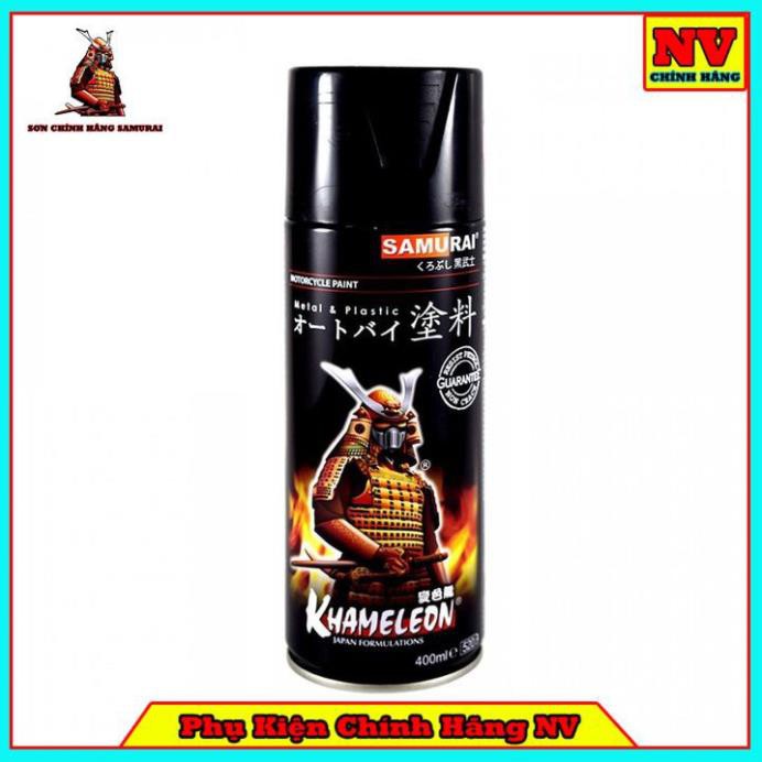 Chai Xịt Sơn Samurai 128A Chính Hãng Sơn Phủ Màu Trong Mờ