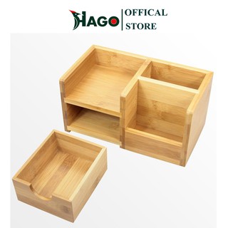 Hộp Bút Gỗ Để Bàn Dễ Thương Tiện Lợi Chất Lượng Cao Giá Rẻ HAGO