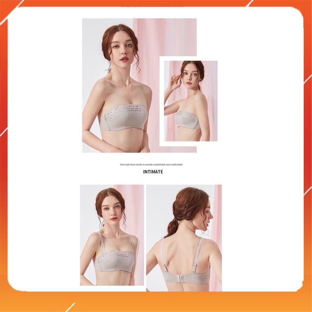 Áo lót nữ kiểu dáng áo bra quây ngang cup ngực dây đôi mảnh thoáng mát mặc được nhiều kiểu khác nhau  A19080
