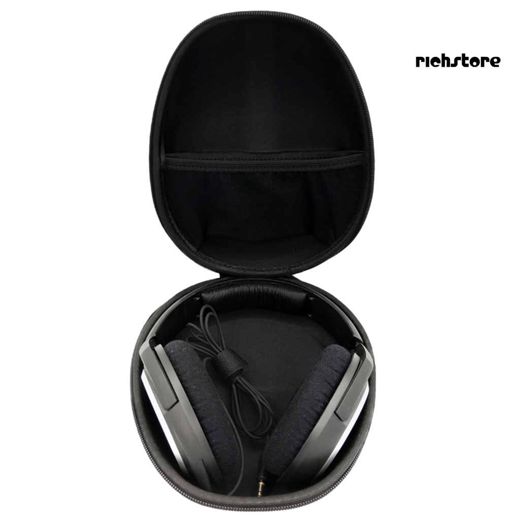 richstore Portable Headphone Case Dustproof Lightweight EVA Hard Shell Headset Travel Bag for Sennheiser HD202 HD419 HD429 HD439 HD449 HD515