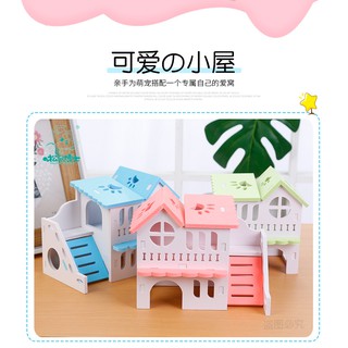 Nhà gỗ DIY cho hamster