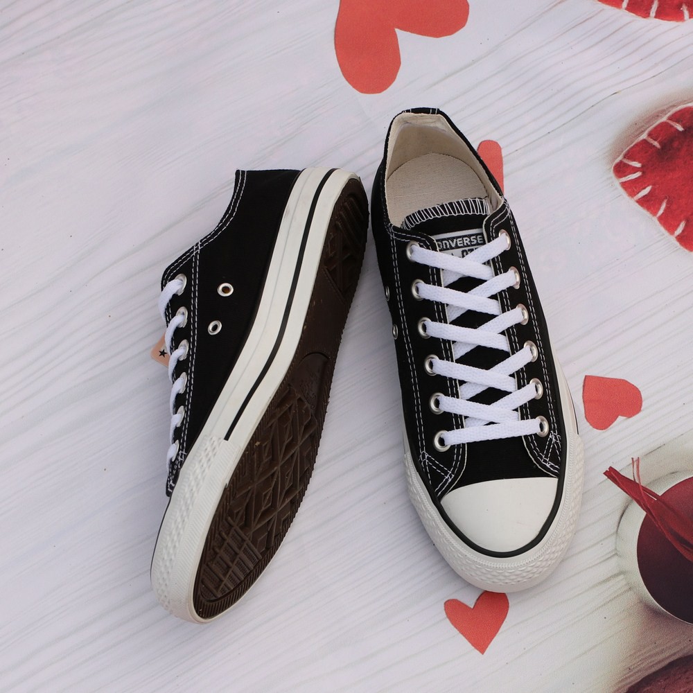 Giày CVS  Classic Màu Đen Cổ Thấp Nam