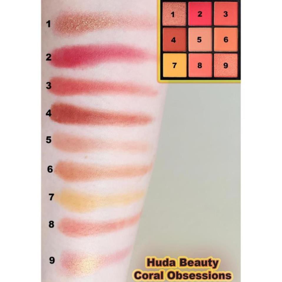 BẢNG MÀU MẮT HUDA BEAUTY CORAL Obsessions Eyeshadow Palette