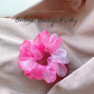 { Ảnh thật} SCRUNCHIES VON OMBRE MÀU LOANG - CỘT TÓC THỜI TRANG NỮ