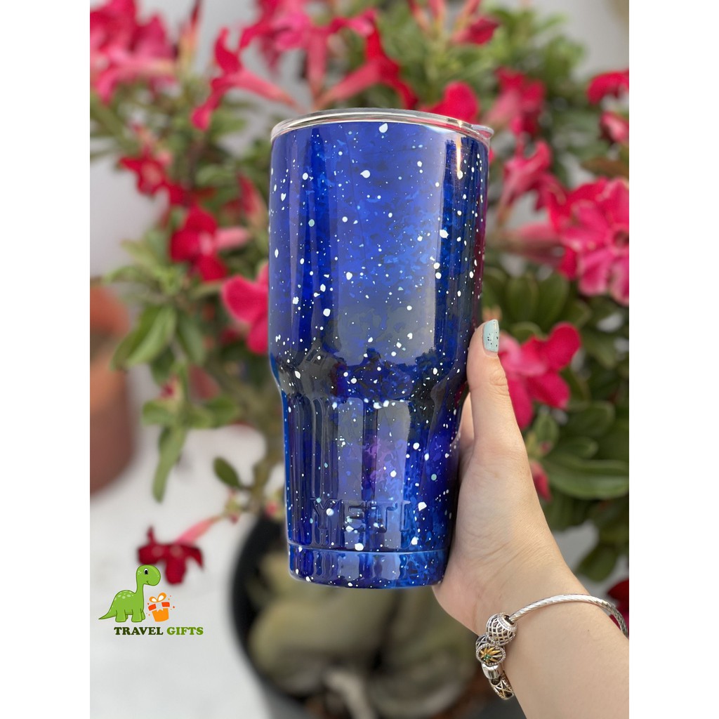 Ly Yeti 900ml Galaxy - Ly giữ nhiệt tặng FULL 5 Phụ Kiện