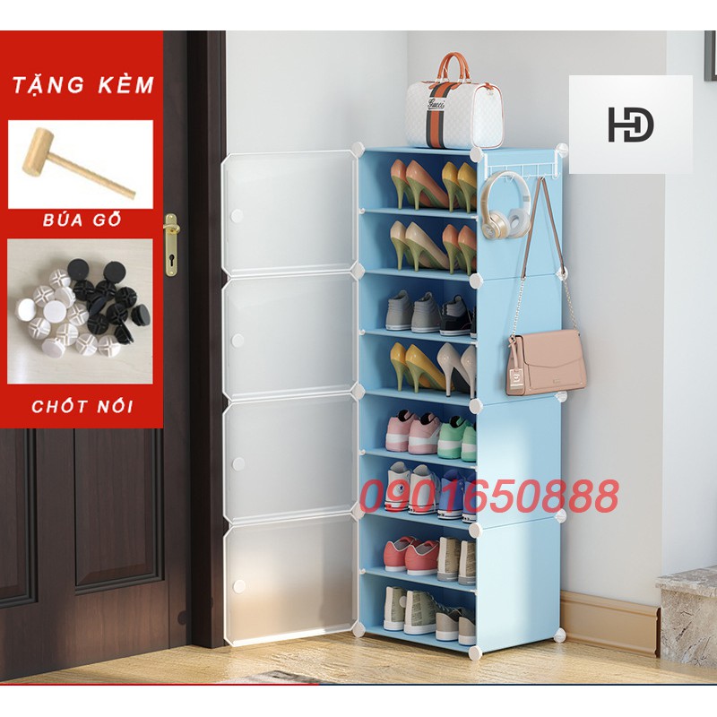 [HOT SALE - TỦ 6 - 10 O] - TỦ NHỰA ĐỂ GIÀY DÉP KIỂU MỚI ĐỂ ĐƯỢC 20 ĐÔI GIÀY. KỆ GIÀY DÉP ĐA NĂNG