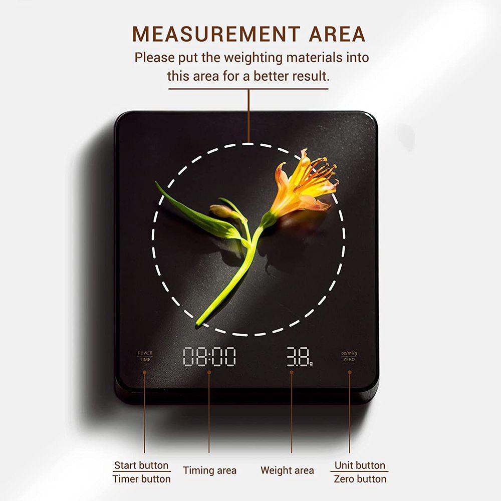 Cân Cà Phê Thông Minh Độ Chính Xác Cao Màn Hình LCD