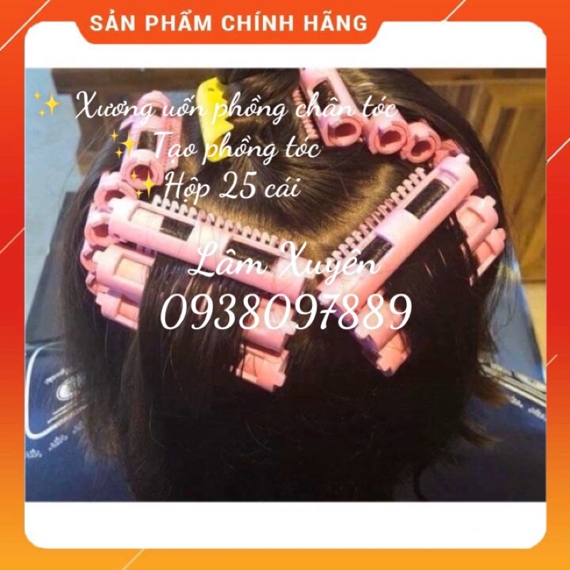 Xương uốn phồng chân tóc xương nhựa hộp 25 cái, có nấc gài, dễ sử dụng  💥FREESHIP💥 ⚡️GIÁ RẺ⚡️ cho salon, tiệm tóc,NAIL💖