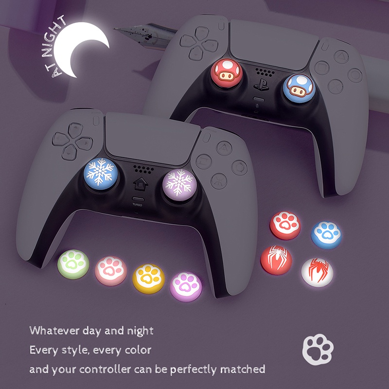 Nắp Đậy Nút Bấm Điều Khiển Chơi Game PS5 PS4 / 3 Slim Xbox 360 / One Series X / S Elite Nintendo Switch Pro Bằng Silicone