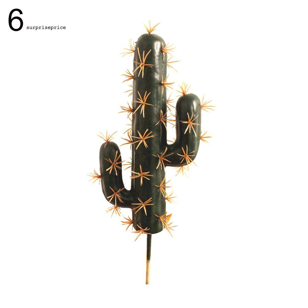 [COD]1Pc Foam Artificial Cactus Succulent Tropical Plant Bonsai Desk Home Party Decor