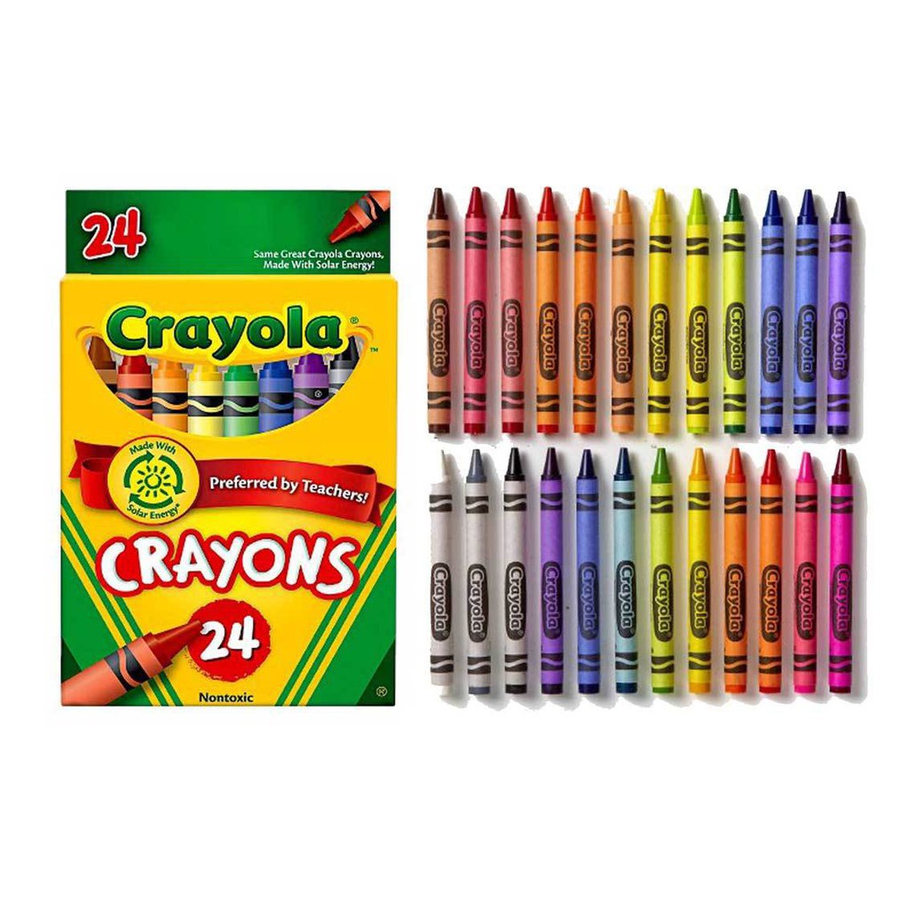 Crayola Crayons 24 ( bút sáp màu 24 màu)