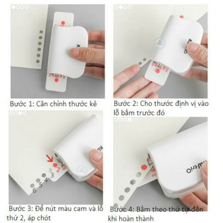 ĐỒ BẤM 6 LỖ CHO SỔ 20 VÀ 26 LỖ