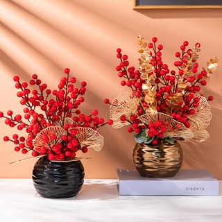 Chậu Gốm Hoa Decor Để Bàn Trang Trí Tết 2022 | Maydecor