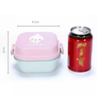Hộp đựng cơm lúa mạch / Hộp cơm bento 2 tầng