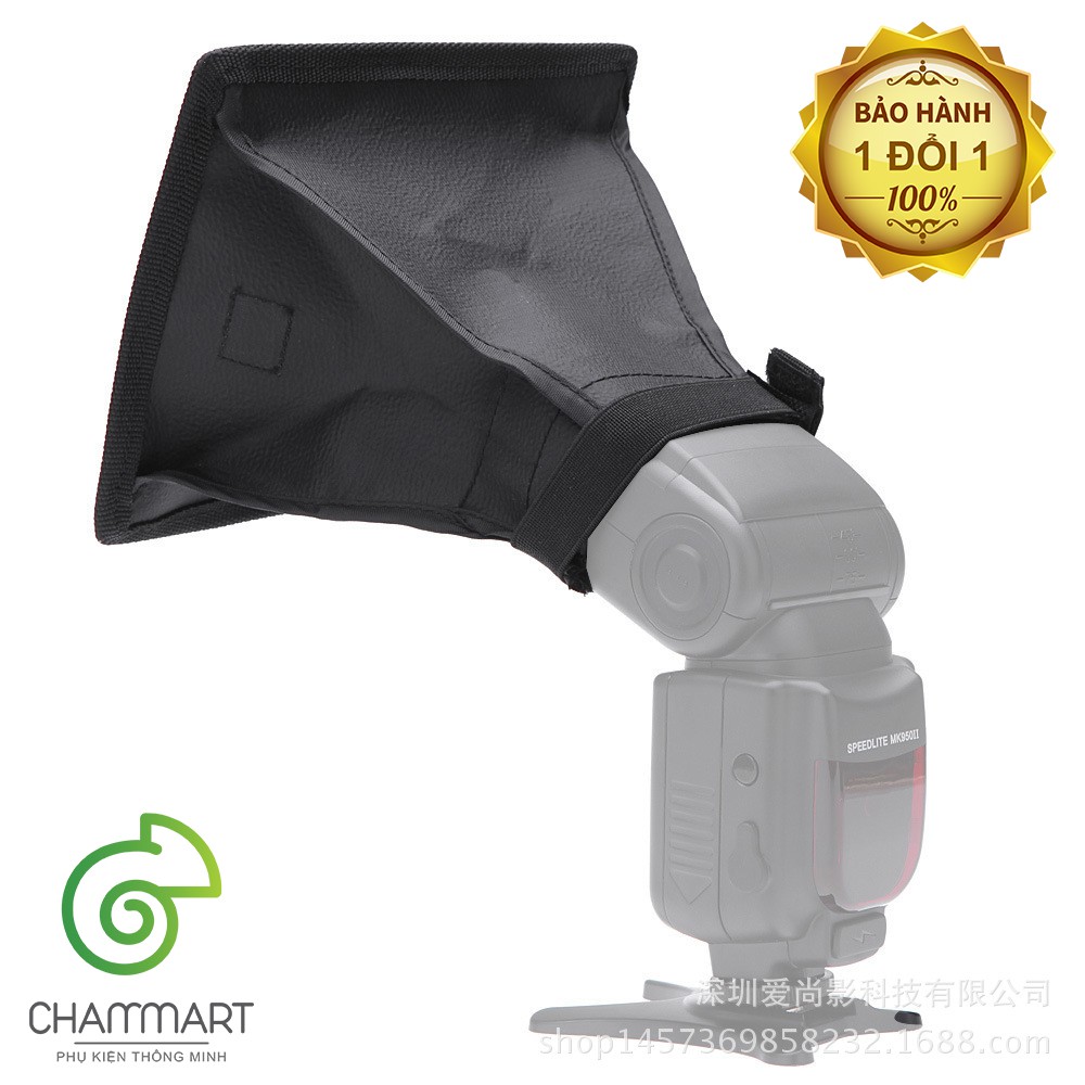 Hộp tản sáng đèn flash miếng che tản sáng cho đèn flash phụ kiện chụp ảnh chuyên dụng Chammart