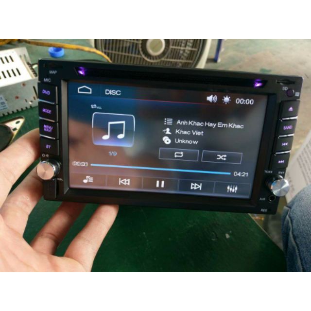 Đầu DVD đa năng lắp chung mọi ô tô KW-6279