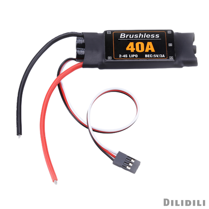 Bộ Điều Khiển Tốc Độ Không Chổi Than RC 40a Esc Cho Máy Bay Điều Khiển Từ Xa Chất Lượng Cao