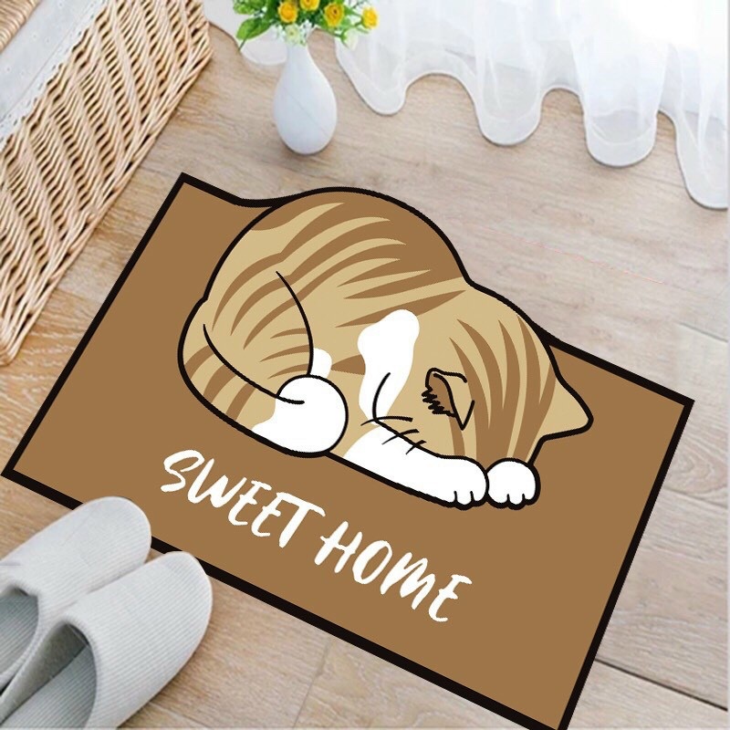 THẢM CHÙI CHÂN 3D HOẠT HÌNH CAO CẤP KÍCH THƯỚC 40*60CM