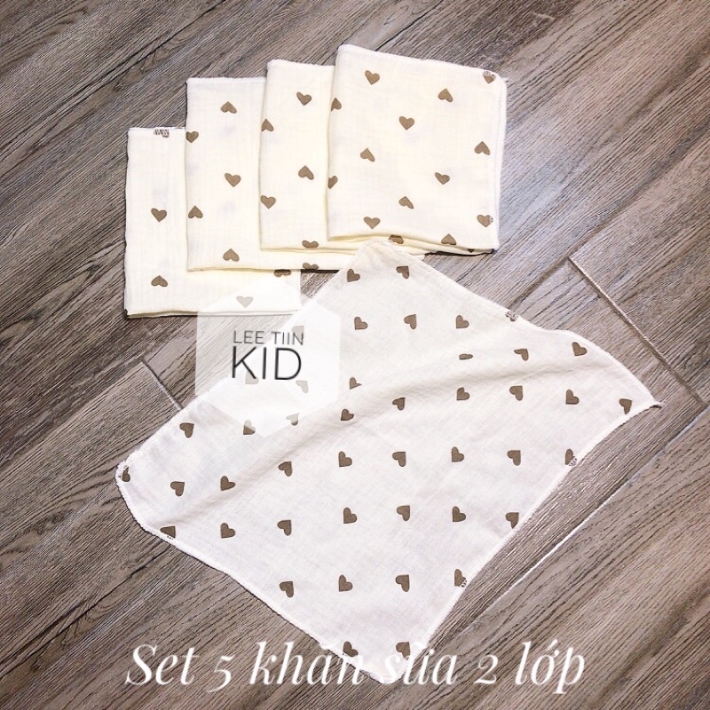 Khăn sữa xô muslin mỏng mịn siêu thấm hút cho bé trai, bé gái