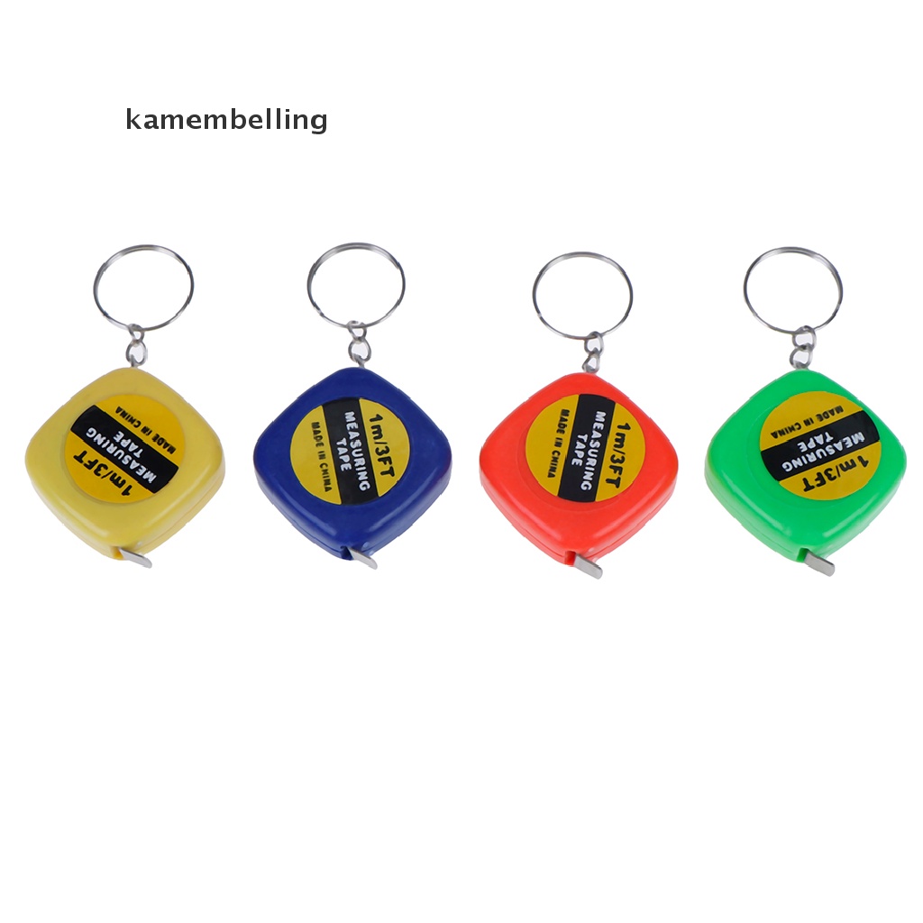 Thước dây móc khóa mini có thể thu vào chiều dài 1m