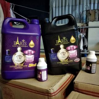 Nước giặt paris 5l tặng kèm 1 chai nhỏ sỉ 89k