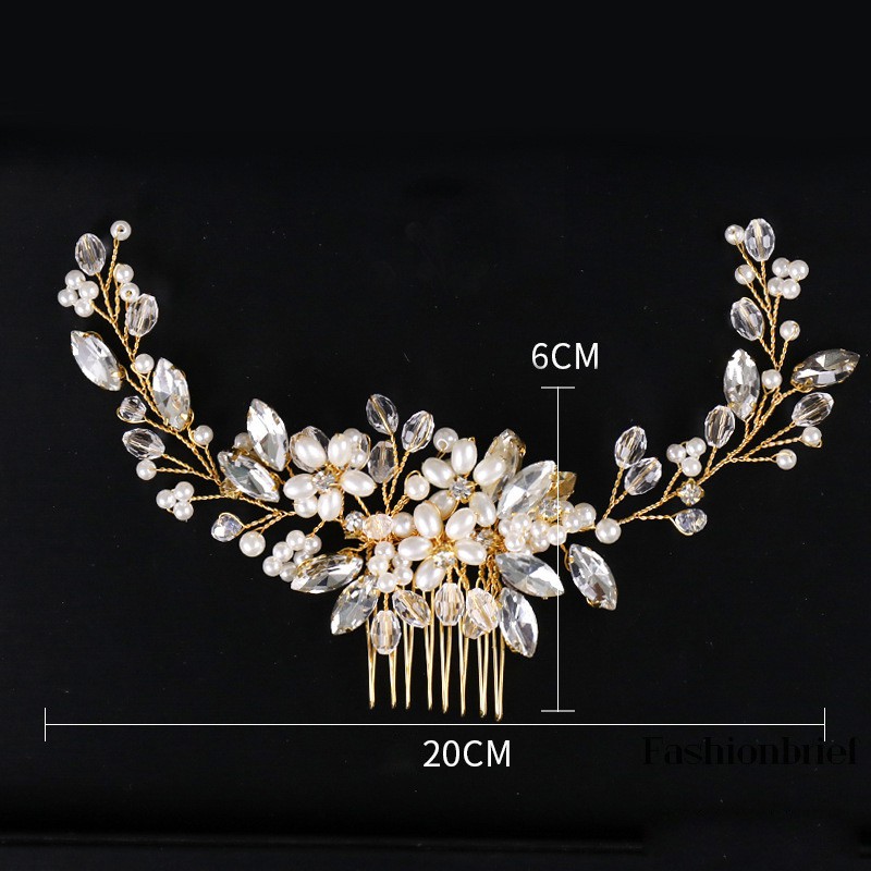 Trâm lược cài tóc gắn ngọc trai xinh xắn ngộ nghĩnh