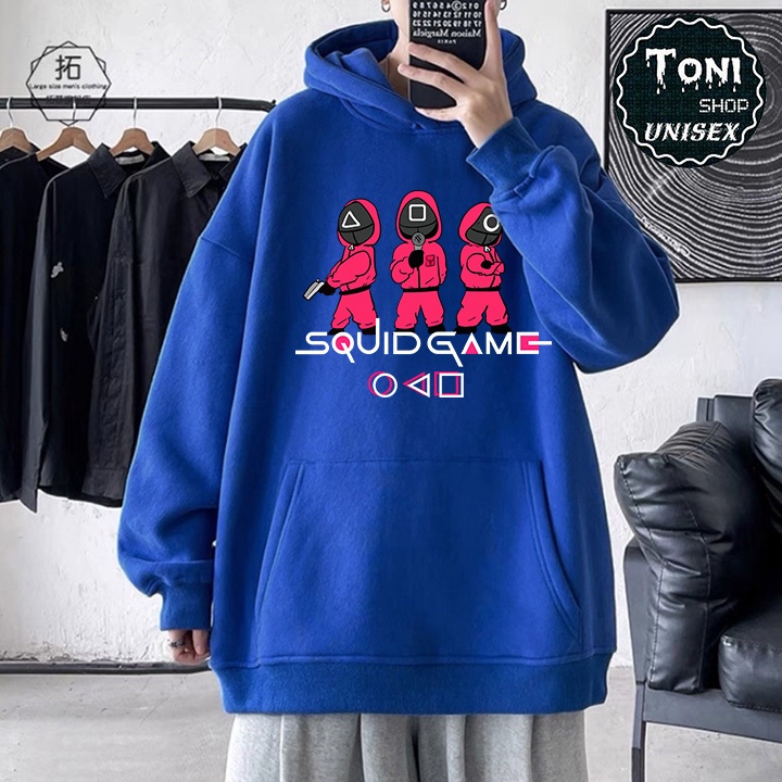 ÁO KHOÁC HOODIE Nỉ Bông Cao Cấp SQUID GAME (HD5000 - Full Size Full Màu)