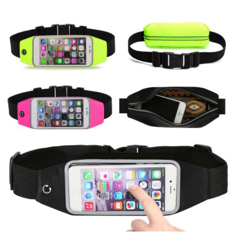 Túi Đựng Điện Thoại Đeo Hông Thể Thao Chống Nước Màn Hình Cảm Ứng Cho Nam Nữ