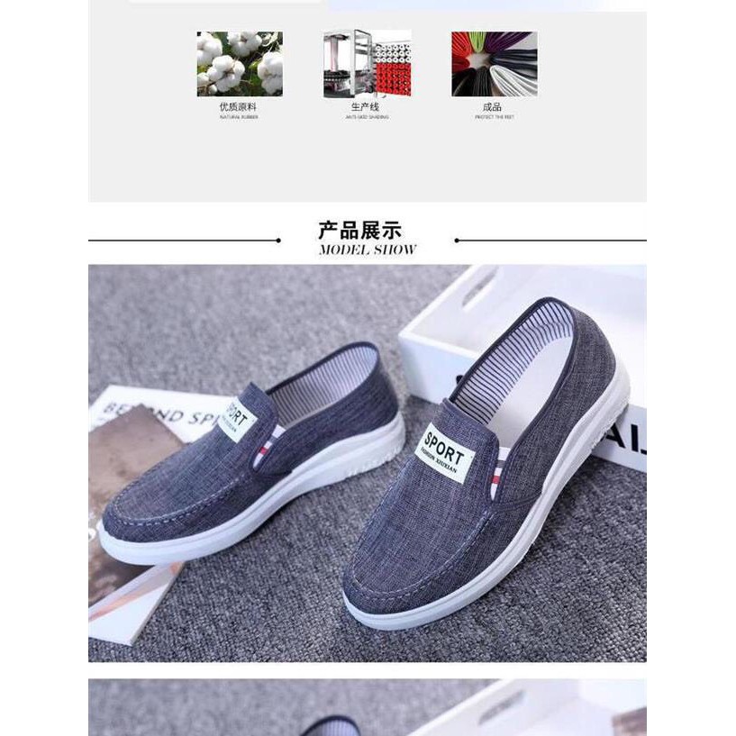 giày lười vải phong cách đơn giản hot | BigBuy360 - bigbuy360.vn