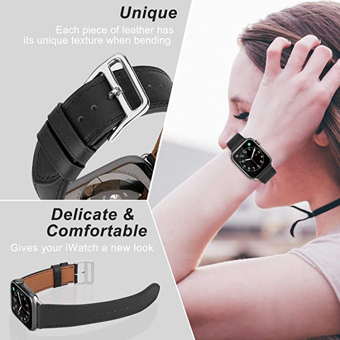 Dây da Apple Watch Attelage Genuine Leather Watch Bands 38/40/41 & 42/44/45mm