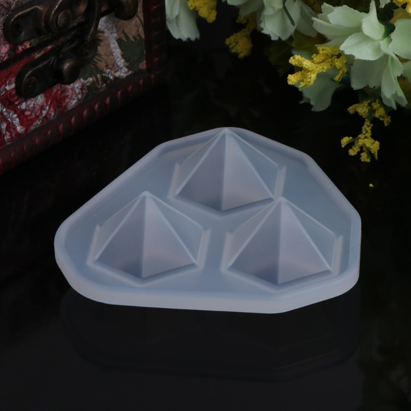 Khuôn silicon hình kim cương cho tự làm trang trí bánh tráng miệng/ trang sức thủ công